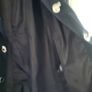 LONDON FOG black trench with silver hardware Sz XL (Fit 14-16UK) - Rrp 195 ( New) Image 6