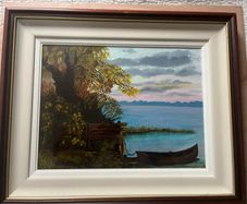 Quiet Mooring   Artist: May McDonald signed lower right "MAY MCDONALD