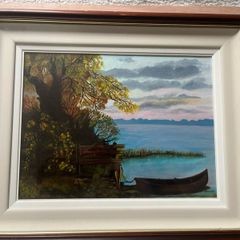 Quiet Mooring   Artist: May McDonald signed lower right "MAY MCDONALD