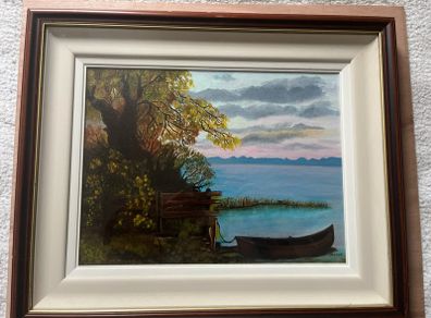 Quiet Mooring   Artist: May McDonald signed lower right "MAY MCDONALD