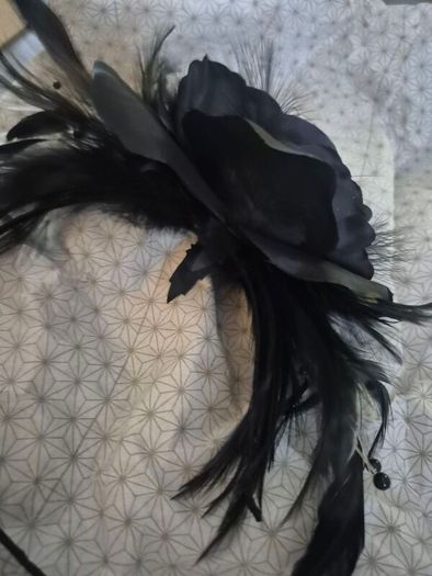 Wedding hairband.