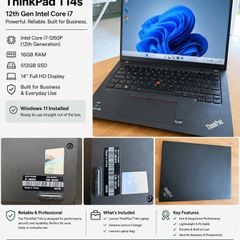 Lenovo ThinkPad T14s Gen 3 i7 12th Gen | 16GB RAM