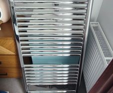 Bathroom towel radiator 600/120mm