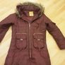 Hooded Coat/Parka Style Jacket .. Size:16 UK .. (X-LARGE) .. Colour: Wine ., FINAL Price Drop Image 3