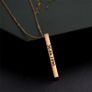The Origin Pendant Necklace  Available for Custom Engraving By R'Laith Image 3