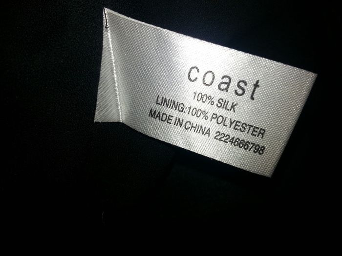 Coast brown/black dress size 10