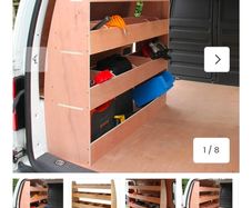 Monster VW Caddy van racking