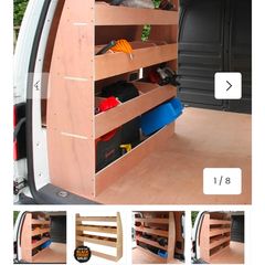 Monster VW Caddy van racking