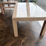 Soild Oak Table & Side Table Image 2