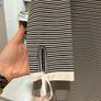 Black and white stripped shirt dress Image 3