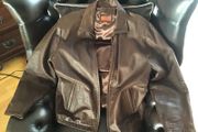 Helium genuine leather mens jacket