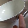 Pair of Vintage Poole Pottery Twintone Lidded Serving Dishes and a Matching Gravy Boat and Underplate, All in Colourway C54, Sepia and Mushroom and in the Older Streamline Shape, circa 1952-55 Image 8