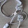 Pair of Verano Ceramic Angel Lamps - Heart Lights - Working Image 7