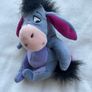 DISNEY EEYORE Winnie The POOH approx 12" Soft Toy Plush Vivid used Please Used There is a small hole on his ear Please look at the pictures Image 3
