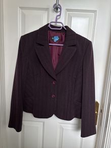 Jenny D Jacket Size 14 (Purple)