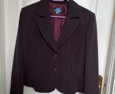 Jenny D Jacket Size 14 (Purple)