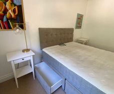 King size bed and mattress Harvey Norman