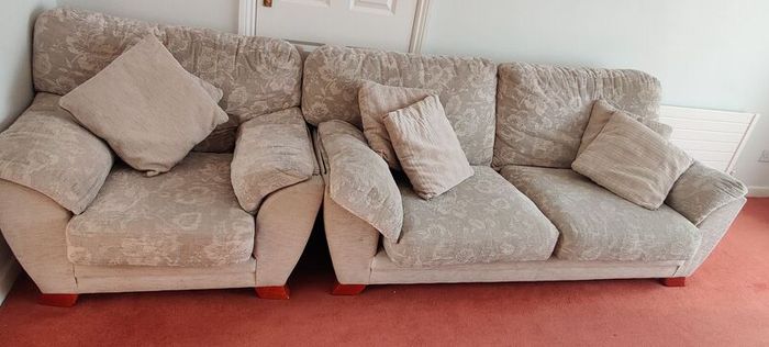 3 seater sofa and armchair