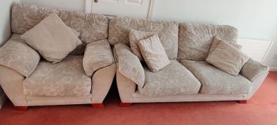 3 seater sofa and armchair