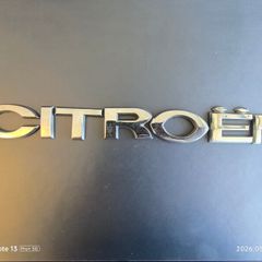 Citroen lettering for rear of 2008 despatch