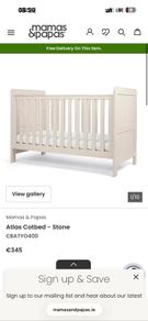 mamas and papas cot