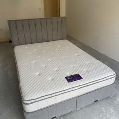 Luxury King Size Bed Set - Cotness Sandringham 2000 (Like New)