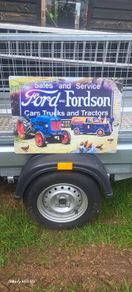 large fordson metal sign