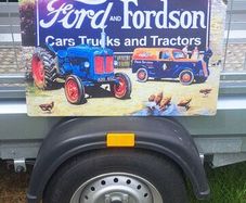 large fordson metal sign