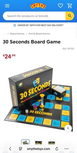 30 seconds board game