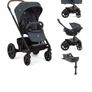 Joie Chrome DLX Trio 3-in-1 Travel System Bundle with i-Snug 2 Car Seat and ISOFix Base Moonlight Image 2