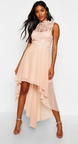 Bridesmaid Lace & chiffon dress size 8