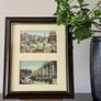 Framed Original Vintage Dublin Postcards Sackville Street & Trinity College Image 2