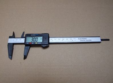 Carbon fibre digital calipers