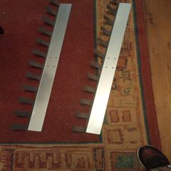 Shed tool racks Adman galvanized shed tool.racks
