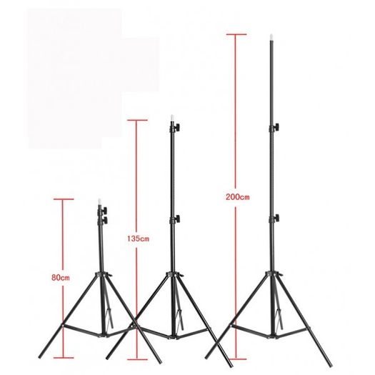 255W 3 White Umbrella Continuous Lighting Kit