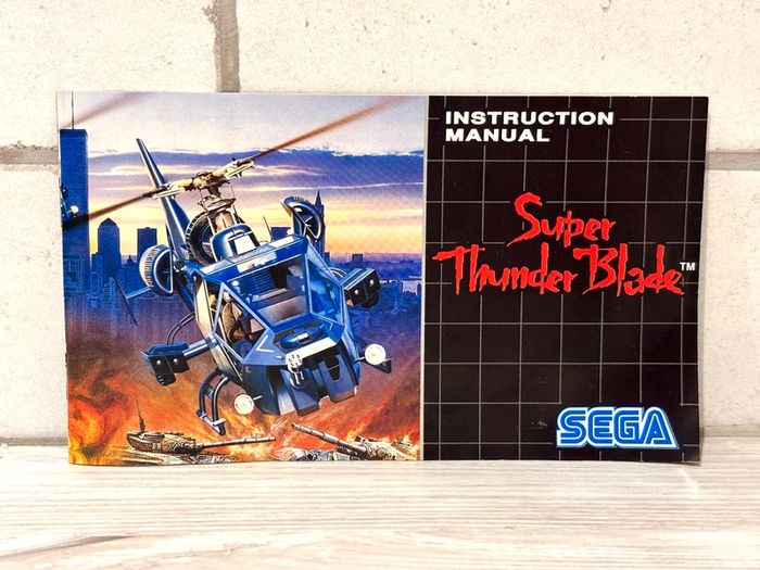 Super Thunder Blade for Mega Drive - Boxed and Minty