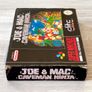 SNES Joe and Mac Caveman Ninja Boxed - RARE Image 3