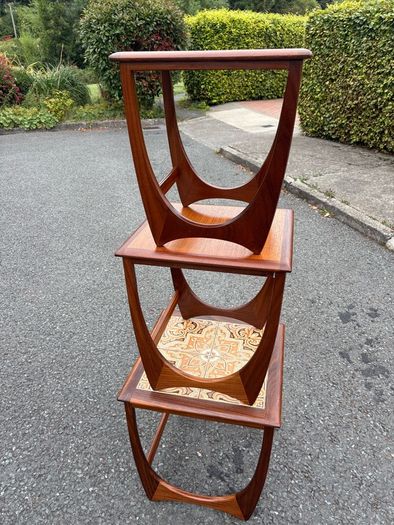 Vintage G-Plan Astro teak and nest  of Tables  c1970