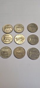 Irish Coins - 5p Coins 1970s - Pack of 9 coins