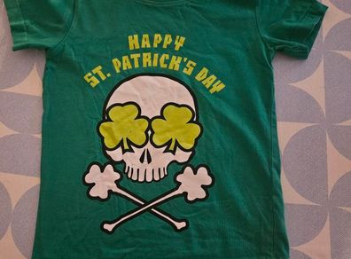 st Patricks day green tshirt age 4