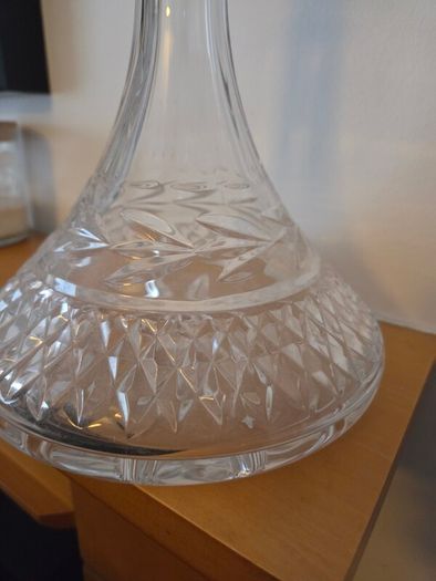 Galway Crystal Ship Decanter Clear Glass