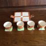 Price Kensington cottageware eggcup stand and egg cups Image 3