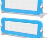 Toddler Safety Bed Rail 2 pcs Blue 102x42 cm
