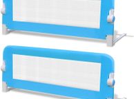 main image for ad Toddler Safety Bed Rail 2 pcs Blue 102x42 cm