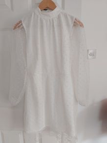 Brand New Lovely white dress Size 10