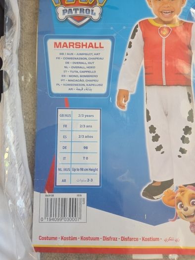 Paw Patrol Halloween Costume