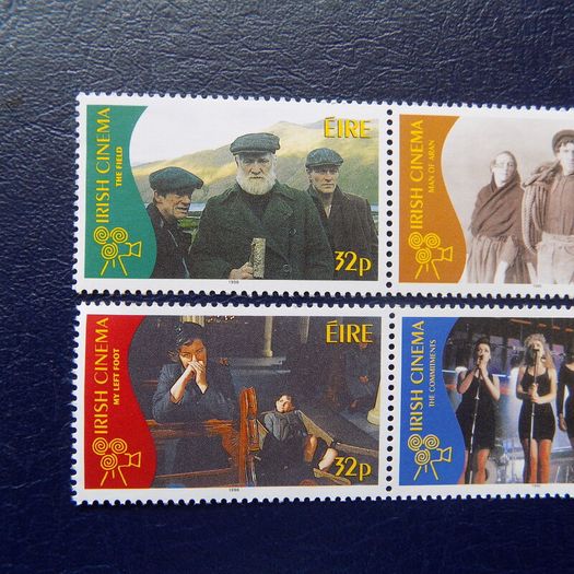 Irish Stamp set. 1996.Centenary of Irish Cinema.MNH.