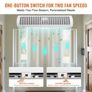 1.2m Commercial Indoor Air Curtain Super Power 2 Speeds 2802m/h, UL Certified Wall Mounted Air Curtains for Doors, Image 3