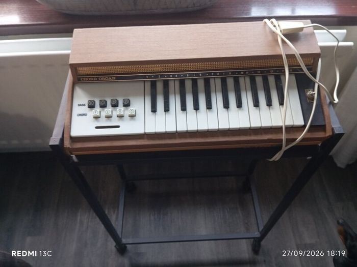 electric vintage organ