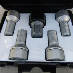 Genuine Mercedes A, B, C, Cla Class Locking Wheel Nuts & Key Set B66470155